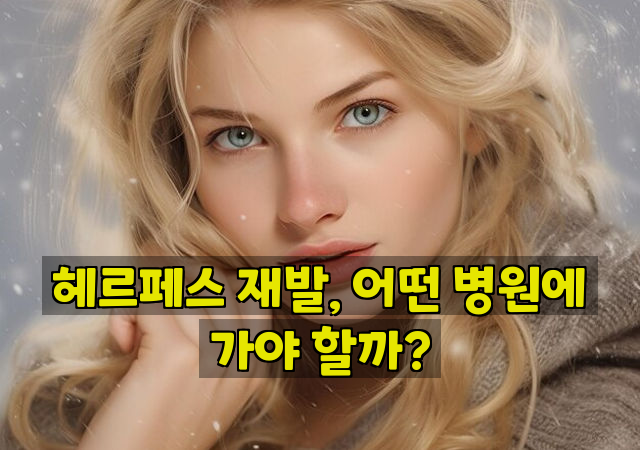 헤르페스 재발, 어떤 병원에 가야 할까?